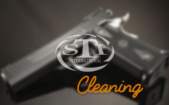 STI 1911 w. Rail cleaning