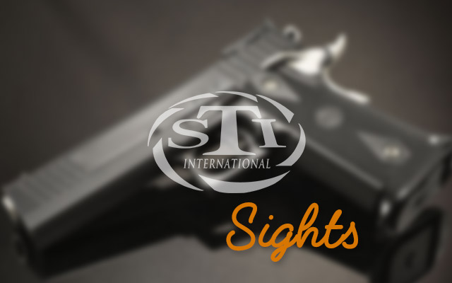 STI 1911 sights